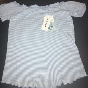PacSun off the shoulder shirt